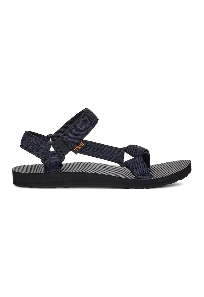 Sandale din material textil cu velcro Original Universal, Negru/Albastru inchis
