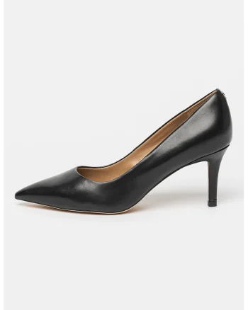 Pantofi din piele cu varf ascutit Vienna, Negru