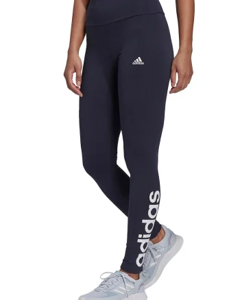Colanti cu talie inalta Essentials, Bleumarin