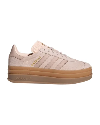 Pantofi sport Gazelle Bold din piele intoarsa cu talpa flatform, Piersica