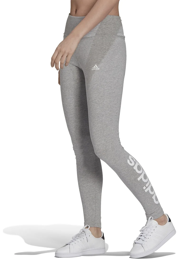 Colanti cu talie inalta Essentials, Gri melange