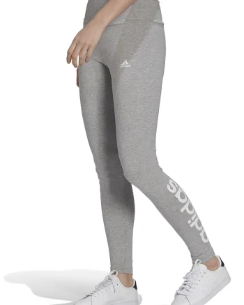Colanti cu talie inalta Essentials, Gri melange