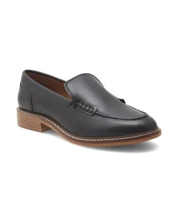 Mocasini dama,  331100, Piele naturala, Negru