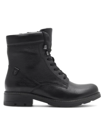 Botine dama,  590558806005536, Piele naturala, Negru