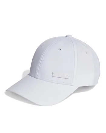 Sapca baseball unisex cu insigna metalica, Alb optic