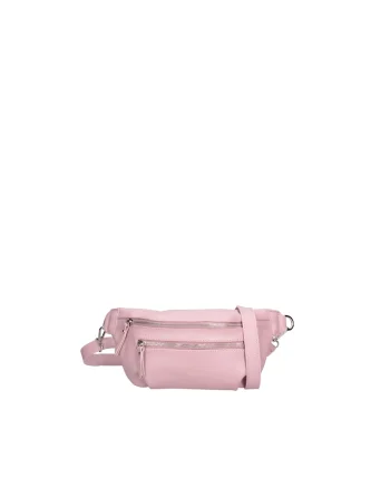 Borseta de piele cu etui detasabil, Roz