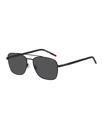 Ochelari de soare aviator metalici, Negru/Gri antracit