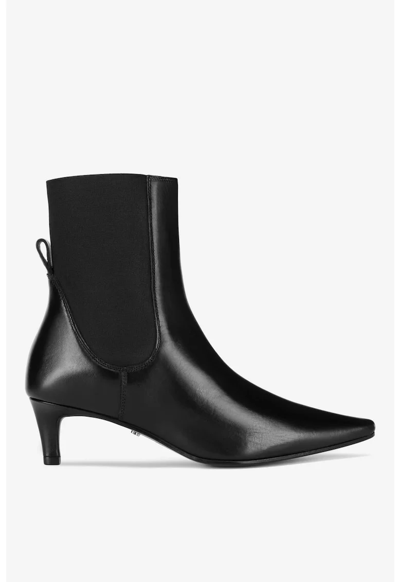 Ghete dama  5905588828457, Piele naturala, Negru, Negru