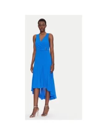 Rochie dama  251-RORLA, Poliester, Albastru
