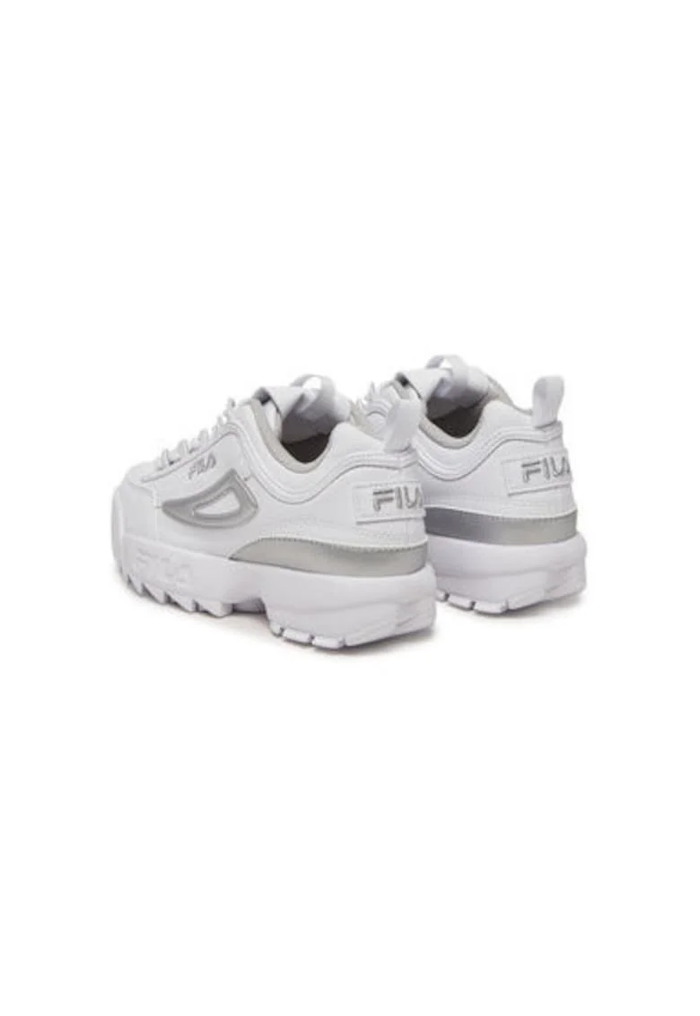 Pantofi sport unisex  FFT0146, Piele ecologica, Alb