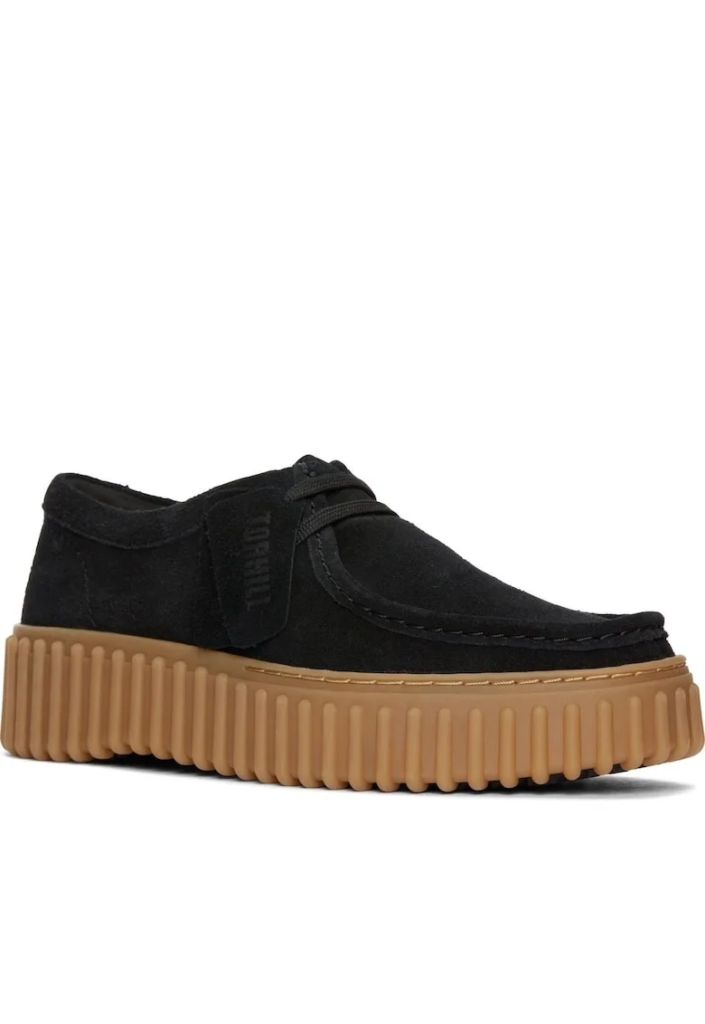 Mocasini de piele Torhill, Negru