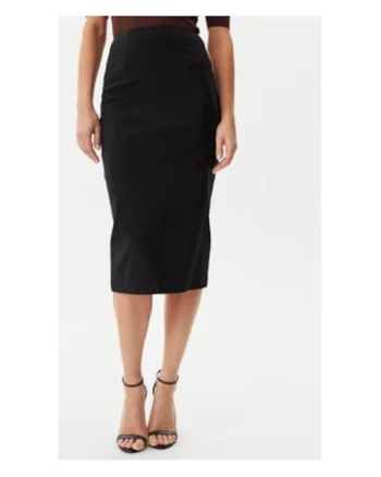 Fusta creion midi cu slit