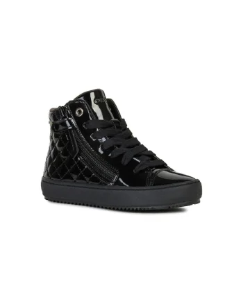 Espadrile fete,  J Kalispera, Piele naturala, Negru