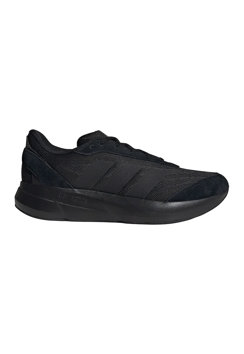 Pantofi sport cu insertii de piele intoarsa Lightshift, Negru