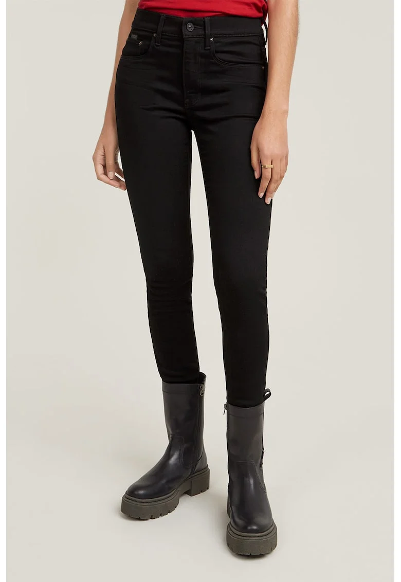 Blugi skinny 3301, Negru
