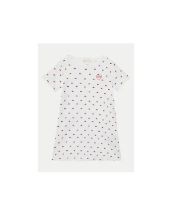 Rochie stil tricou din amestec de bumbac organic