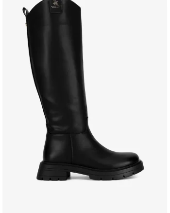 Cizme dama  5905588964971, Sintetic, Negru, Negru