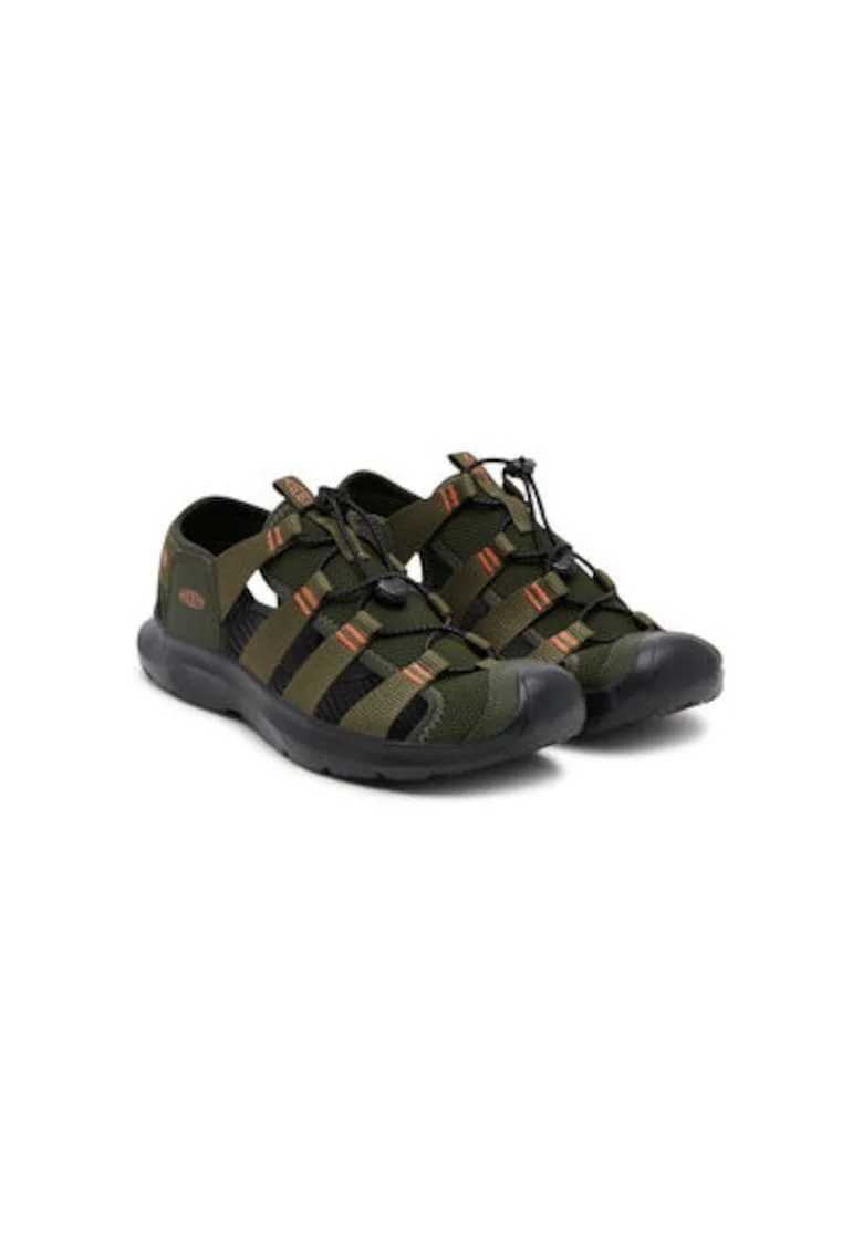 Sandale barbati  1030387, Textil, Kaki, Kaki