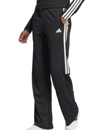 Pantaloni de trening cu croiala dreapta TIRO Q2, Alb/Negru