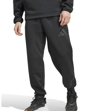 Pantaloni de trening relaxed fit cu snur Z.N.E., Negru