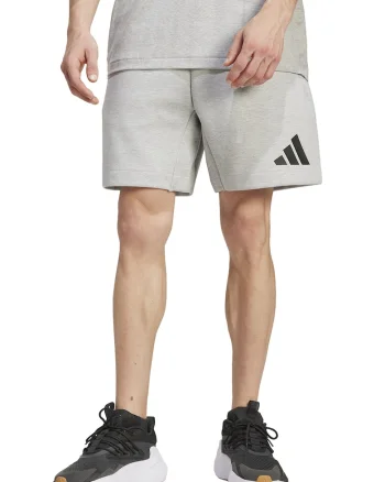 Pantaloni scurti cu talie ajustabile Z.N.E, Gri deschis melange