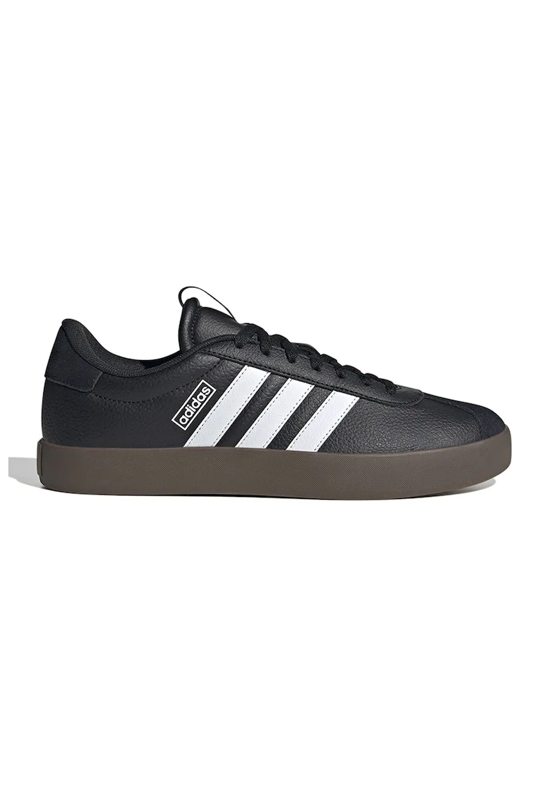Pantofi sport VL Court 3.0 de piele, Negru/Alb optic