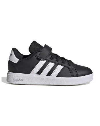 Pantofi sport cu inchidere velcro Grand Court 2.0, Negru