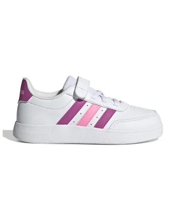 Pantofi sport cu velcro Breaknet 2.0, Alb/Roz