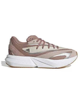 Pantofi sport cu insertii de piele intoarsa Lightblaze, Roz somon