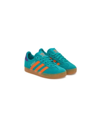 Pantofi sport di piele intoarsa cu logo Gazelle