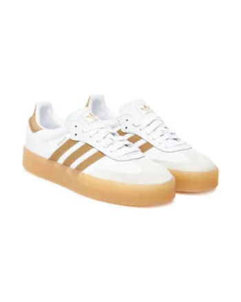 Pantofi sport din piele cu garnituri contrastante