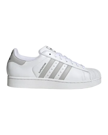 Pantofi sport unisex Superstar II din piele, Gri deschis/Alb murdar