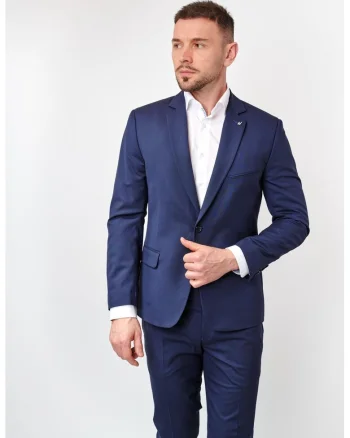 Sacou barbati  Bond 53004, Albastru