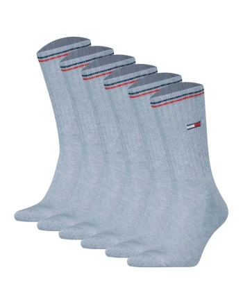 Set de sosete unisex pentru tenis 166541 - 6 perechi, Albastru deschis