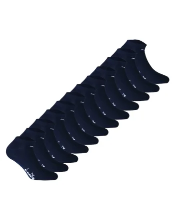 Set de sosete pana la glezna, unisex - 12 perechi, Albastru inchis