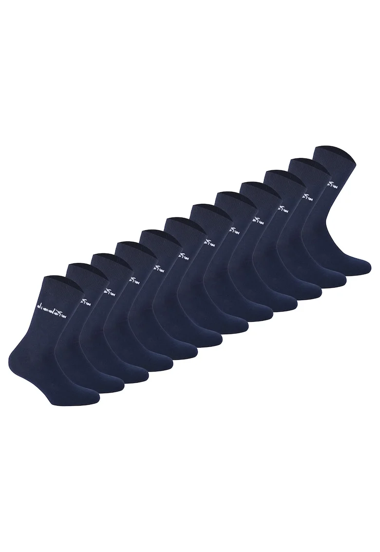 Set de sosete lungi unisex - 12 perechi, Albastru inchis