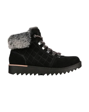 Ghete de piele intoarsa Mountain Kiss - Frontier Frenzy, Negru/Gri