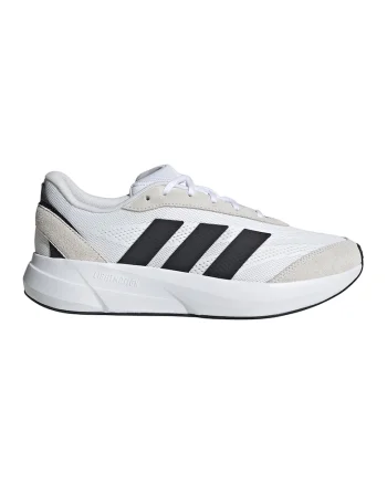 Pantofi sport cu insertii de piele intoarsa Lightshift, Negru/Alb optic/Alb murdar