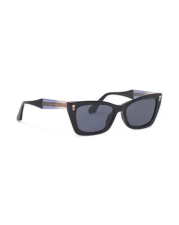 Ochelari de soare dama,  54, negru, plastic
