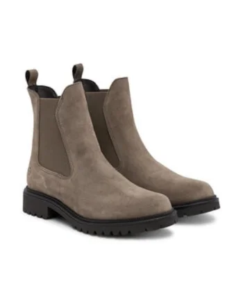 Botine dama 305246752,  Piele naturala, Gri