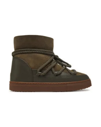 Ghete de zapada pentru femei,  305626868, piele naturala, kaki