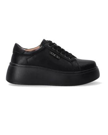 Pantofi sport din piele cu flatform