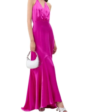Rochie maxi din matase,