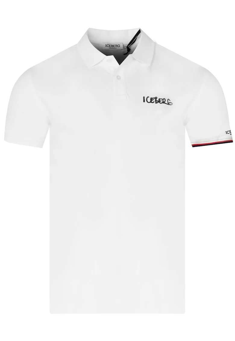 - Tricou polo ICE pentru barbati ALB, Alb
