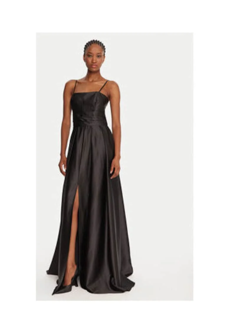 Rochie de seara,  sintetic, negru