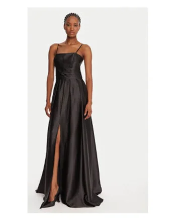 Rochie de seara,  sintetic, negru