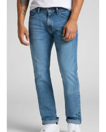 Blugi barbati  Legendary Slim, albastru, croiala slim, usor elastici, din bumbac