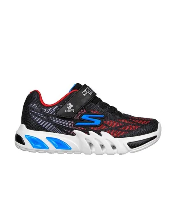 Pantofi sport cu lumini LED Flex-Glow Elite-Vorlo, Negru