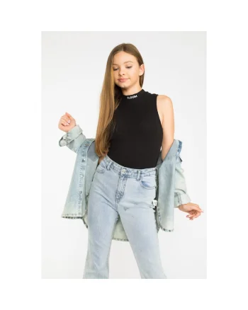 Top cu guler inalt,