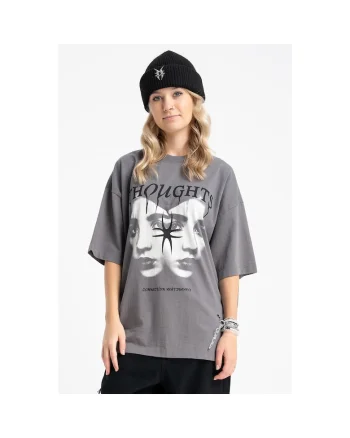 Tricou lejer cu imprimeu grafic,